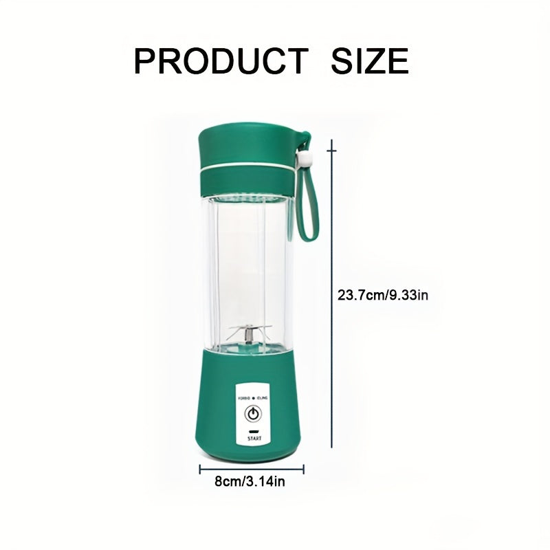 1pc Wireless Portable USB Blender, 6 Blades, Suitable For Fruit Smoothies, Home Automatic Juice Cup For Baby And Mommy