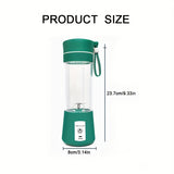 1pc Wireless Portable USB Blender, 6 Blades, Suitable For Fruit Smoothies, Home Automatic Juice Cup For Baby And Mommy