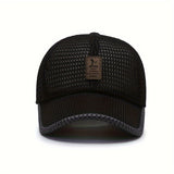 1pc Unisex Breathable Mesh Baseball Cap - Ideal for Outdoor Sports, Running, and Casual Wear