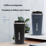 1pc Luxury Stainless Steel Insulation Coffee Mug - Keeps Drinks Hot/Cold for Hours, Reusable, Portable, High-end, Multipurpose, Ideal for Men and Women