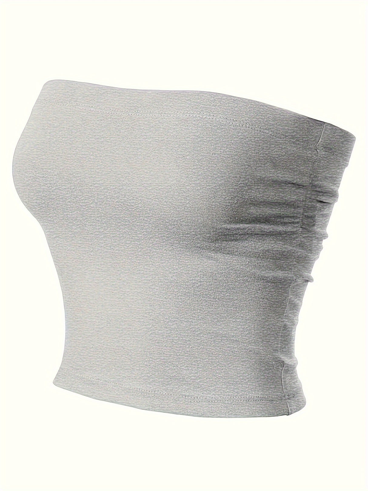 3-Pack Versatile Tube Tops - Comfort Stretch, Off-Shoulder Design - Chic Crop Top for Women, Ideal for Casual Outings