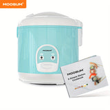 MOOSUM Electric Rice Cooker with One Touch for Asian Japanese Sushi Rice, 10-cup Uncooked/20-cup Cooked, Fast&Convenient Cooker with Steamer, Stainless Steel Housing and Auto Warmer