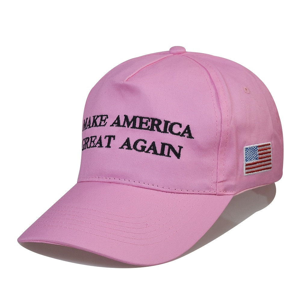 Make America Great Again Outdoor Peaked Cap Adjustable Simple Embroidery English Baseball Cap