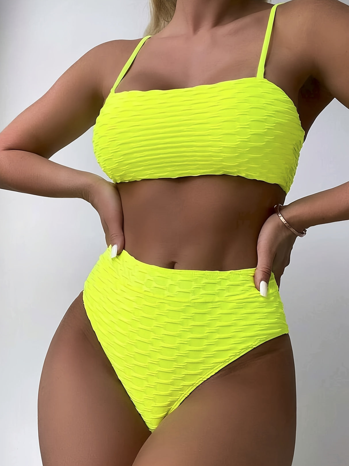 New Fashionable High-end Sexy Bikini Hot Spring Swimsuit For Women, European And American Beach Split Swimsuit For Women