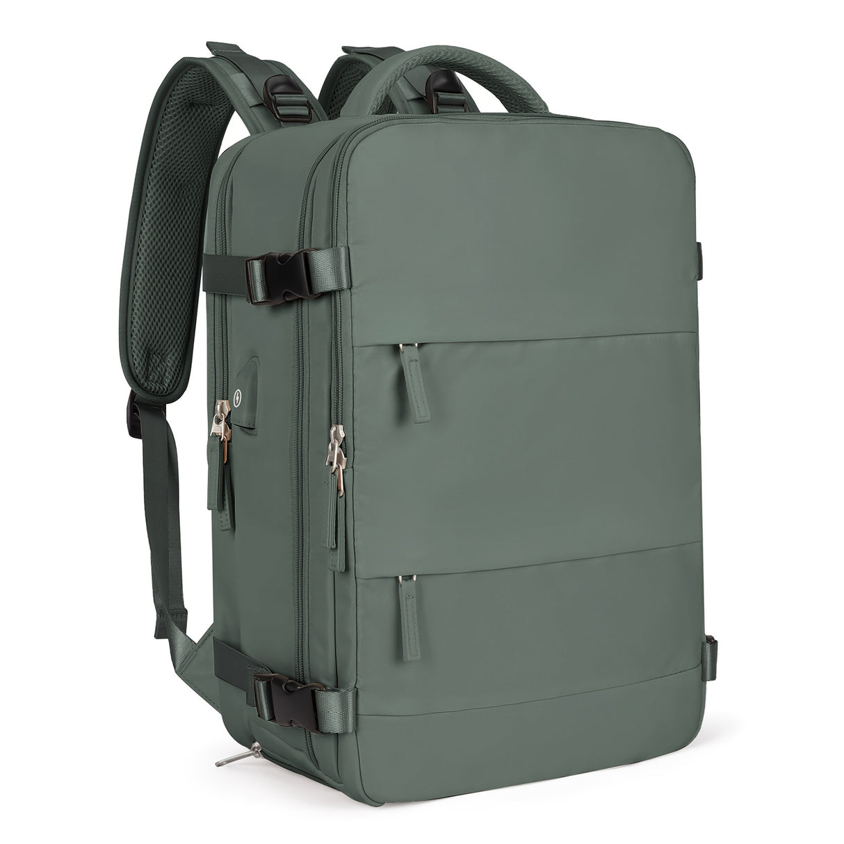 Large Waterproof Anti Theft Carry On Backpack, HYCOO Travel Rucksack For Men and Women, Hiking School Book College Bag with Shoe Compartment Laptop Canvas Brevite Backpack