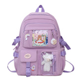 Laptop Backpacks 15.6 Inch School Bag College Backpack Large Travel Daypack Kawaii Bookbags for Teens Girls Women Students