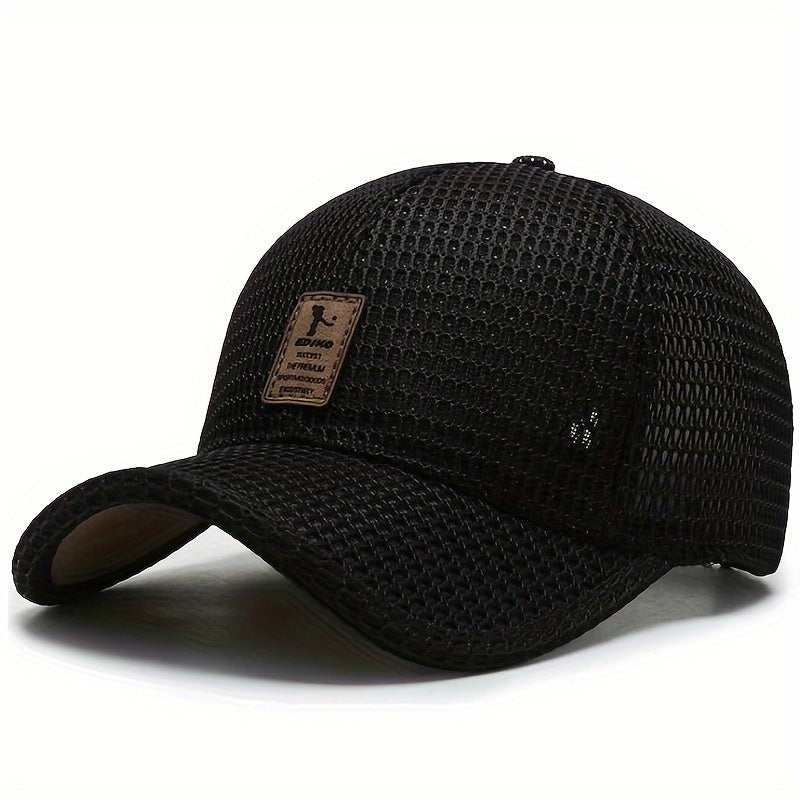 1pc Unisex Breathable Mesh Baseball Cap - Ideal for Outdoor Sports, Running, and Casual Wear