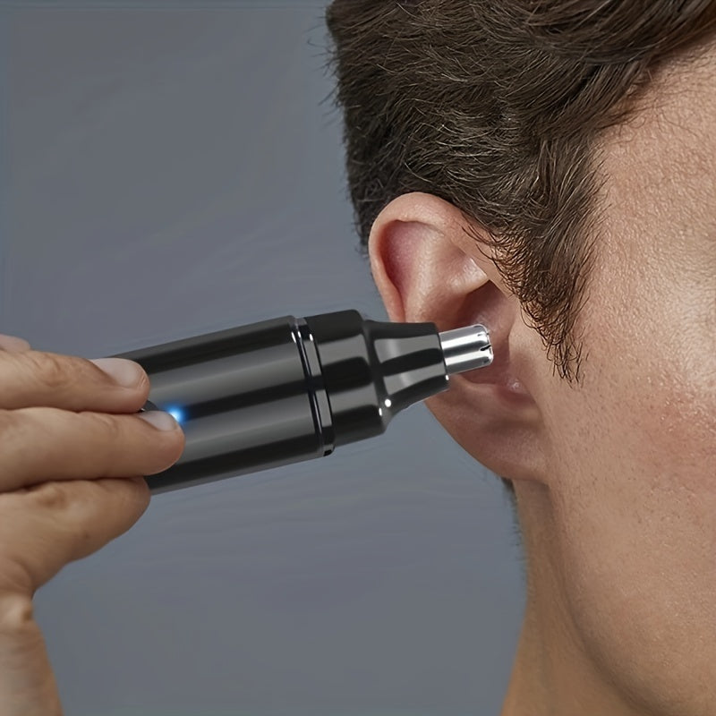Men's Ear And Nose Trimmer USB Rechargeable Electric Nose Hair Trimmer Suitable For Women - Painless Eyebrow And Facial Hair Removal Nose Trimmer