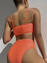 New Fashionable High-end Sexy Bikini Hot Spring Swimsuit For Women, European And American Beach Split Swimsuit For Women