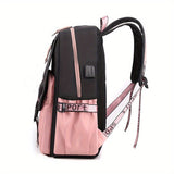 1pc Stitch Polyester Laptop Backpack, High-Capacity Thickened Student Travel Leisure Bag, Durable Computer School Bag, Ideal for Christmas, Birthday, Halloween Gifts