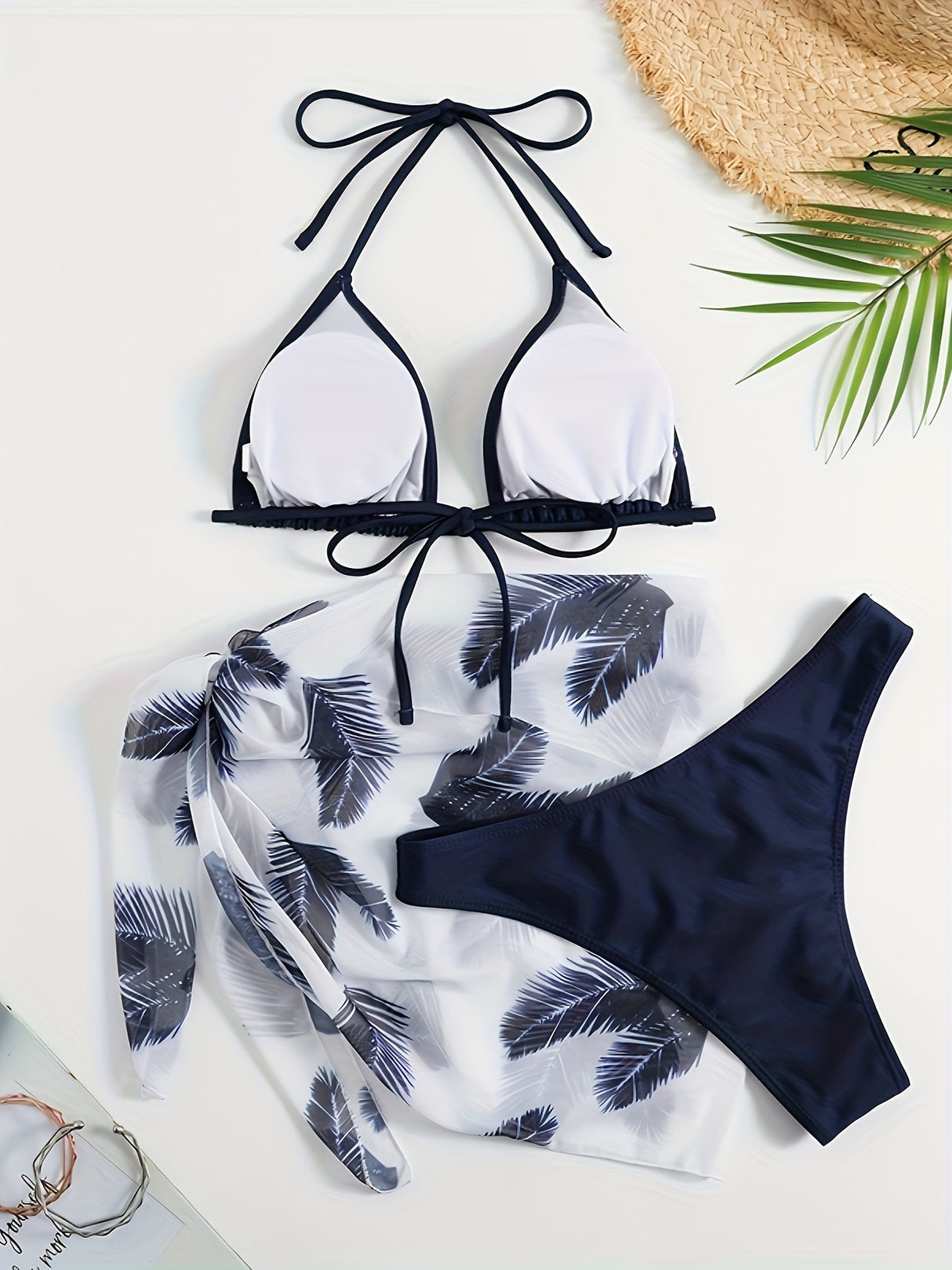 New Fashion Sexy Bikini Hot Spring Swimming Swimsuit for Women European And American Beach Split Two-piece Swimsuit for Women