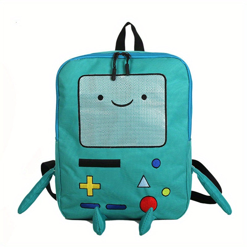 Cartoon Game Console Backpack, Funny Three-dimensional School Bag, Kawaii Nylon Travel Bookbag