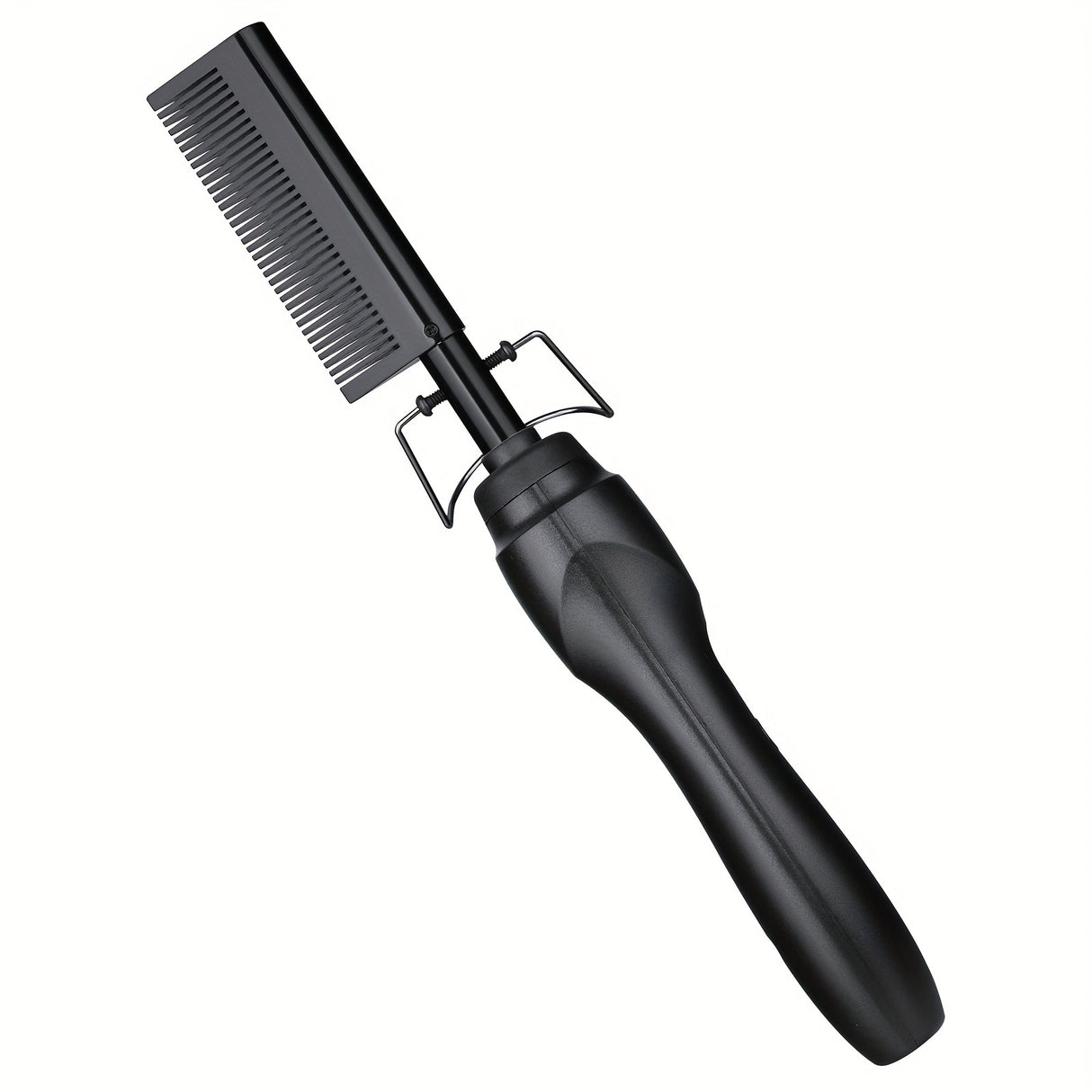 Copper Color Comb Styler - Multi-Purpose Hair Straightener and Curler for Wet and Dry Hair - Fast Heating, Easy-to-Use, Versatile, and Safe Electric Heating Comb for Salon-Quality Styling at Home