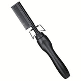 Copper Color Comb Styler - Multi-Purpose Hair Straightener and Curler for Wet and Dry Hair - Fast Heating, Easy-to-Use, Versatile, and Safe Electric Heating Comb for Salon-Quality Styling at Home
