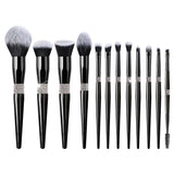 Makeup Brushes Set - Bling Premium Synthetic Foundation Powder Blush Concealer Eyeliner Eyebrow Contour Make Up Brush Set For Women, Black