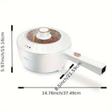 2L Bear Hot Pot Electric - Multifunctional Portable Cooking Pot with 1000W Rapid Heating, Non-Stick Frying Pan, Dual Power Adjustment, and Versatile Cooking Options for Steak, Egg, Ramen, Oatmeal, and More