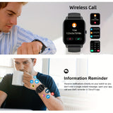 1.85" OLED Full-Touch Alloy Case Smart Watches For Man And Woman 110+ Sport Modes Fitness Watch With Sleep Monitor, Pedometer, Message/call Wireless Devices Wearable Tracker For IOS Android