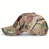 1pc Men's Camouflage Sunshade Baseball Cap - Outdoor Jungle Leisure and Military Fan Accessories - Breathable, Adjustable, Water-Resistant, Quick-Drying, and Stylish Headwear for Summer Activities