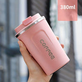 1pc Luxury Stainless Steel Insulation Coffee Mug - Keeps Drinks Hot/Cold for Hours, Reusable, Portable, High-end, Multipurpose, Ideal for Men and Women