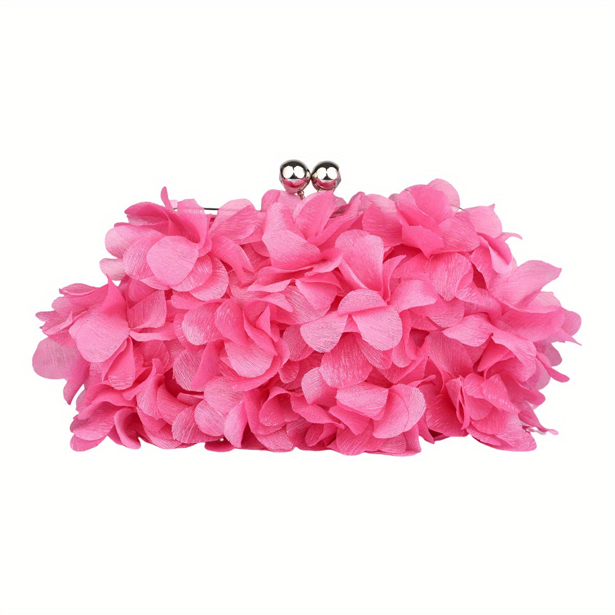 Luxury Floral Embroidered Clutch Handbag - Stylish Evening Purse for Weddings, Banquets & Proms - Compact, Magnetic Closure, Perfect Glam Accessory for Brides & Fashionistas
