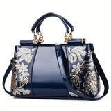 Elegant Sequin Embellished PU Leather Crossbody Handbag - Removable Strap, Water-Resistant, Polyester Lined, Zipper Closure, Perfect for Carnaval and Special Occasions - Ideal Gift for Women