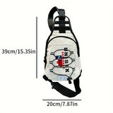 1pc Large Crossbody Fanny Pack For Women And Men, Belt Bag For Travel, Running, Hiking, Workout, Dog Walking, Outdoors Sport Waist Pack