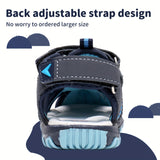 Super Breathable Kids Sandals - Non-Slip & Durable, Quick-On Hook & Loop for Beach, Water & Outdoor Fun - Boys & Girls Sizes