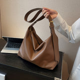 Minimalist Large Capacity Hobo Bag, Trendy Simple Crossbody Tote Bag, Women's Handbag & Shoulder Shopper Bag