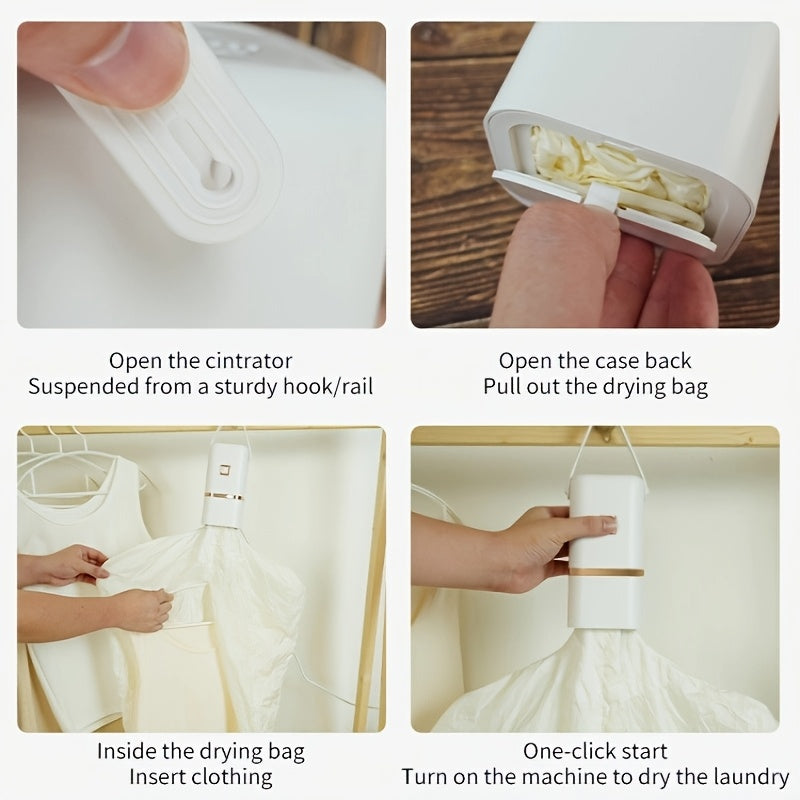 Portable Clothes Dryer, 110-240V U.S. Plug |No Odor Mini Travel Laundry Dryers For Light Clothing, Underwear, Baby Clothes Socks Ideal, Birthday, Commencement, Graduation For Family Friends Loved Ones RV Travel, Camping, Apar