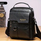 Men'S Authentic Leather Messenger Bag Vintage Style Business Handbag