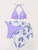 New Fashion Sexy Bikini Hot Spring Swimming Swimsuit for Women European And American Beach Split Two-piece Swimsuit for Women