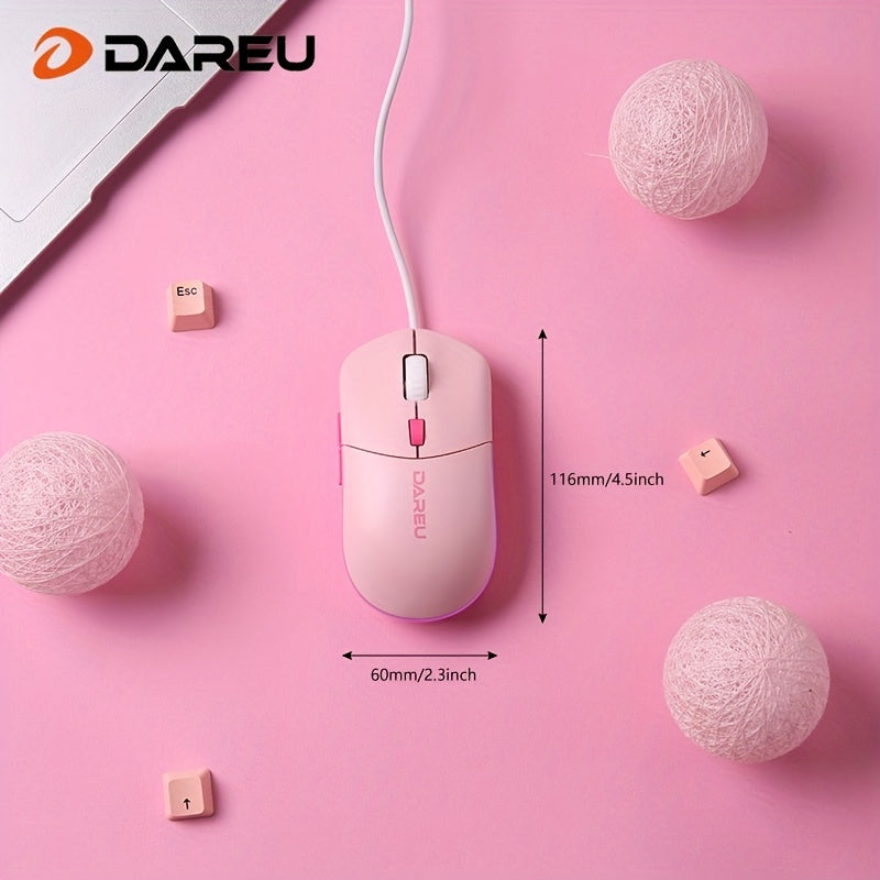 Dareu LM121 wired gaming office mouse ultra light gaming mouse 66g high quality perfor Cost-effectivemance
