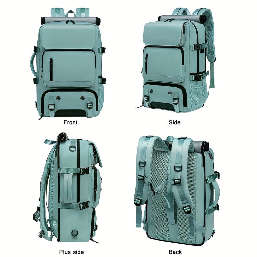 Multi-functional Large Capacity Backpack For Man Women, Hiking & Camping, Outdoor Knapsack With Shoes Compartment & USB Charging Port, Men's Business Laptop College Bag, Ideal Gifts