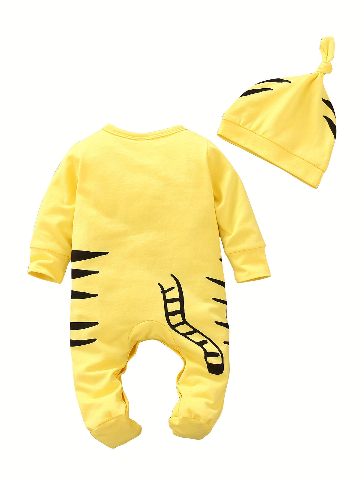 Baby Boys Jumpsuit Footies Rompers Long Sleeve Baby Boy Clothes Animal Patterns One-Piece And Hat Infant Outfits, for Outdoor