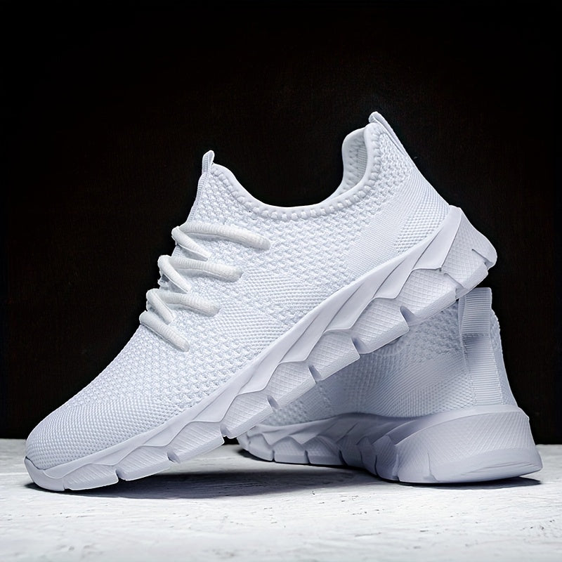JNAK Breathable Mesh Running Shoes - Slip-On Design with MD Sole for Men and Women - Perfect for Sports & Leisure Activities in Spring/Summer/Fall