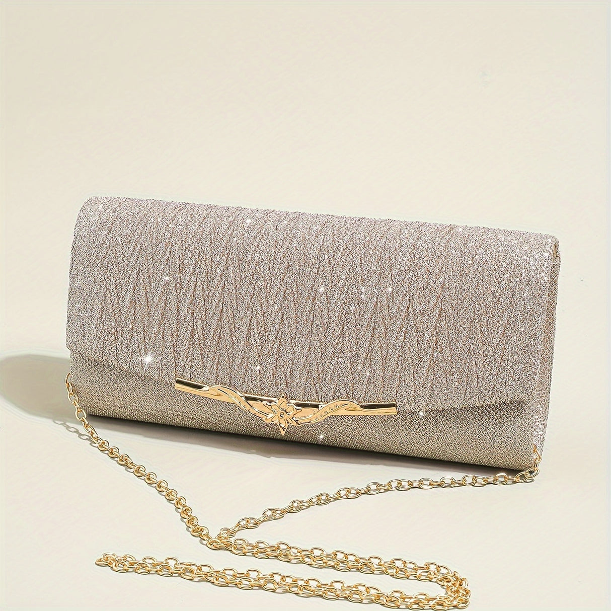 Women Sparkling Clutch Purse Elegant Glitter Evening Bags Bling Evening Handbag For Dance Wedding Party Prom Bride. Sparkling Stone Decor Metal Frame Clutch Bag