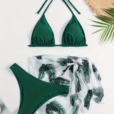 New Fashion Sexy Bikini Hot Spring Swimming Swimsuit for Women European And American Beach Split Two-piece Swimsuit for Women