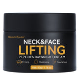 [Neck & Face Hydrating Cream] 50g Neck & Face Lifting Peptides Day & Night Cream - With Hyaluronic Acid, Vitamin E And Acetyl Hexapeptide-8 Peptides, Day & Night  Smooth skin - Firming And Lifting, Hydrating Face Cream (1.76o
