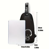 2pcs/set Large Capacity Simple Backpack, Cartoon Print Travel Backpack School Bag Crossbody Bag Chest Bag