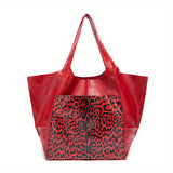 [High Capacity] Retro Handmade Large Beach Tote Bag | 1pc | Synthetic | High Capacity Zipper | Beach Accessory | Women | Retro Style | Sturdy Construction