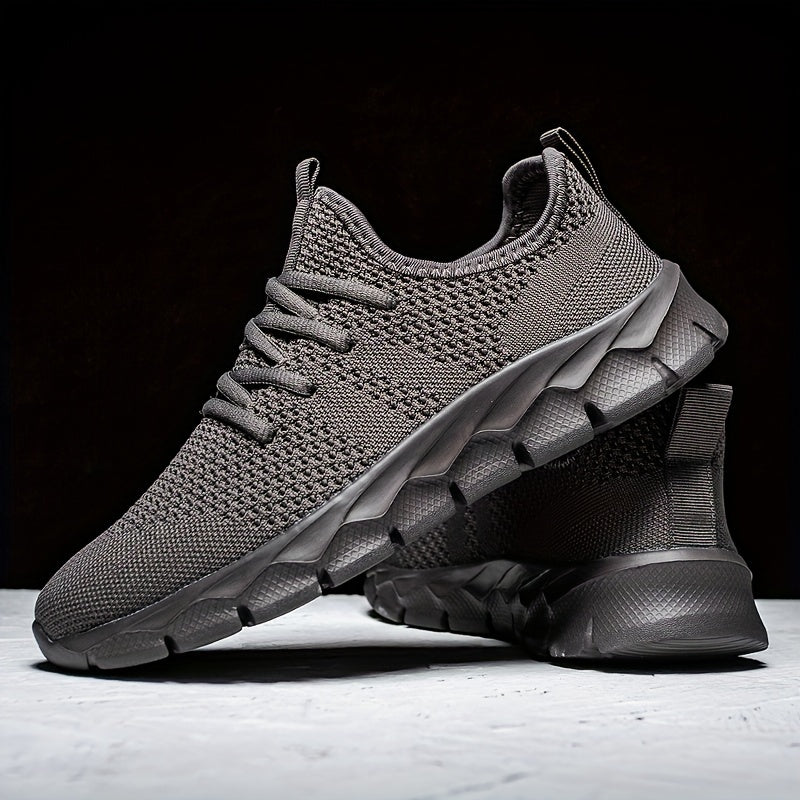 JNAK Breathable Mesh Running Shoes - Slip-On Design with MD Sole for Men and Women - Perfect for Sports & Leisure Activities in Spring/Summer/Fall