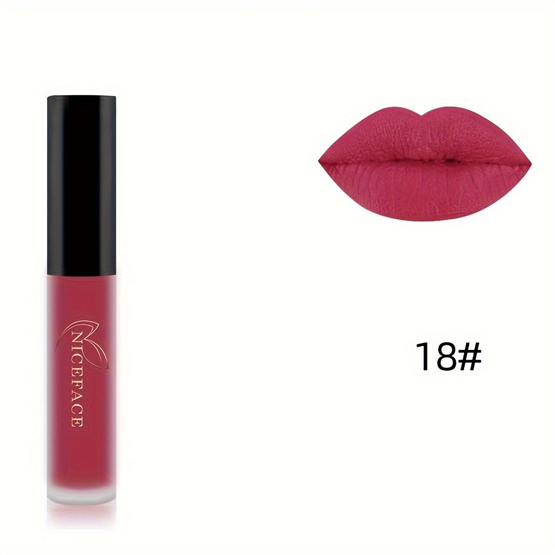 20 colors High Pigmented Matte Lip Glaze - Long-Lasting, Smudge-Proof, Non-Moisturizing Lipstick Valentine's Day Gifts