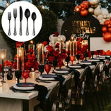 20/30pcs Gothic Design Cutlery Service For 4/6, Premium Stainless Steel Flatware Includes Spoon Fork And Knife, Cool Silverware With Skull&Rose Pattern, Mirror Polished, Nice Gift For Dark&Rock Lover/Halloween/Day Of The Dead