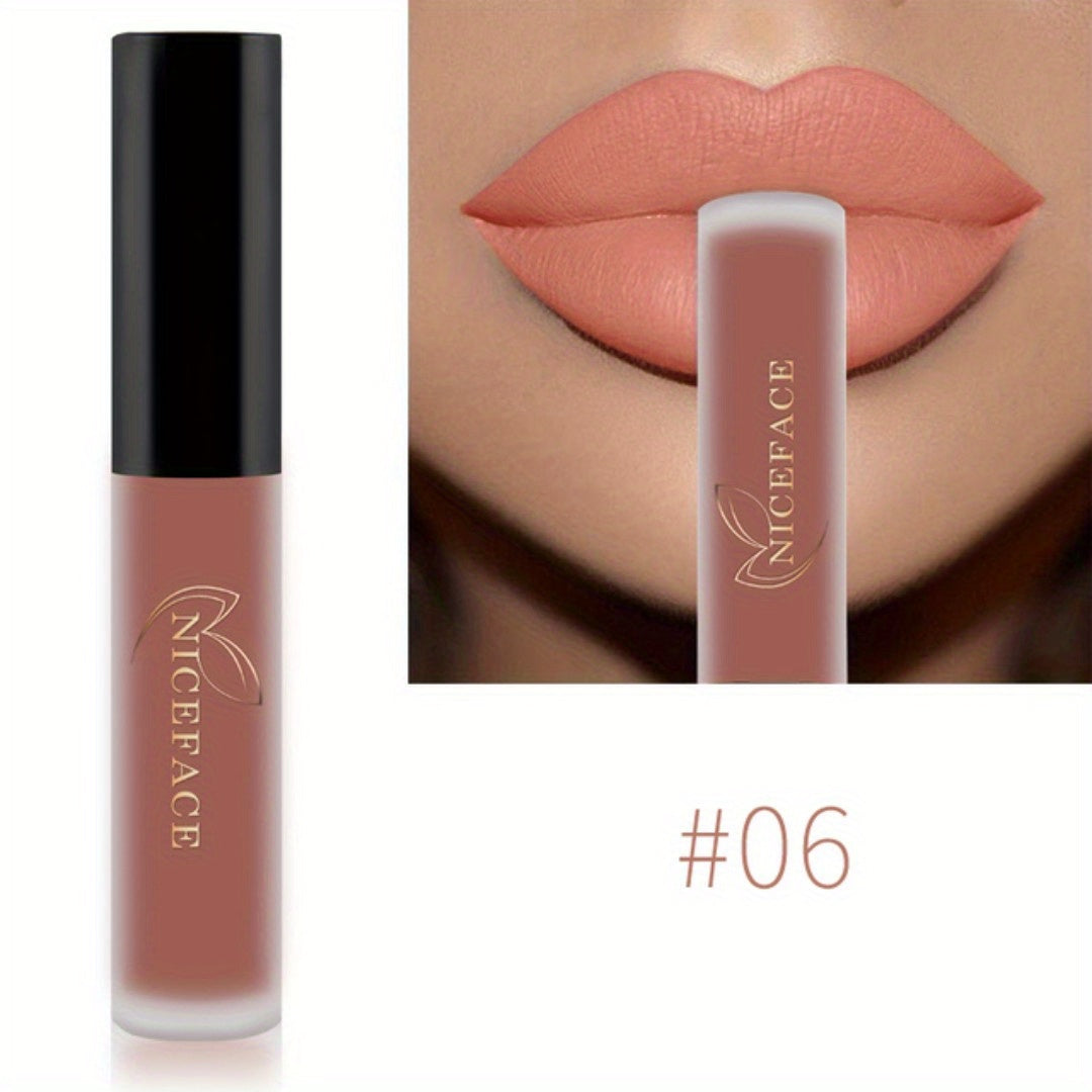 20 colors High Pigmented Matte Lip Glaze - Long-Lasting, Smudge-Proof, Non-Moisturizing Lipstick Valentine's Day Gifts