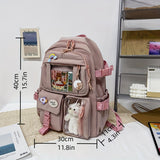 Laptop Backpacks 15.6 Inch School Bag College Backpack Large Travel Daypack Kawaii Bookbags for Teens Girls Women Students