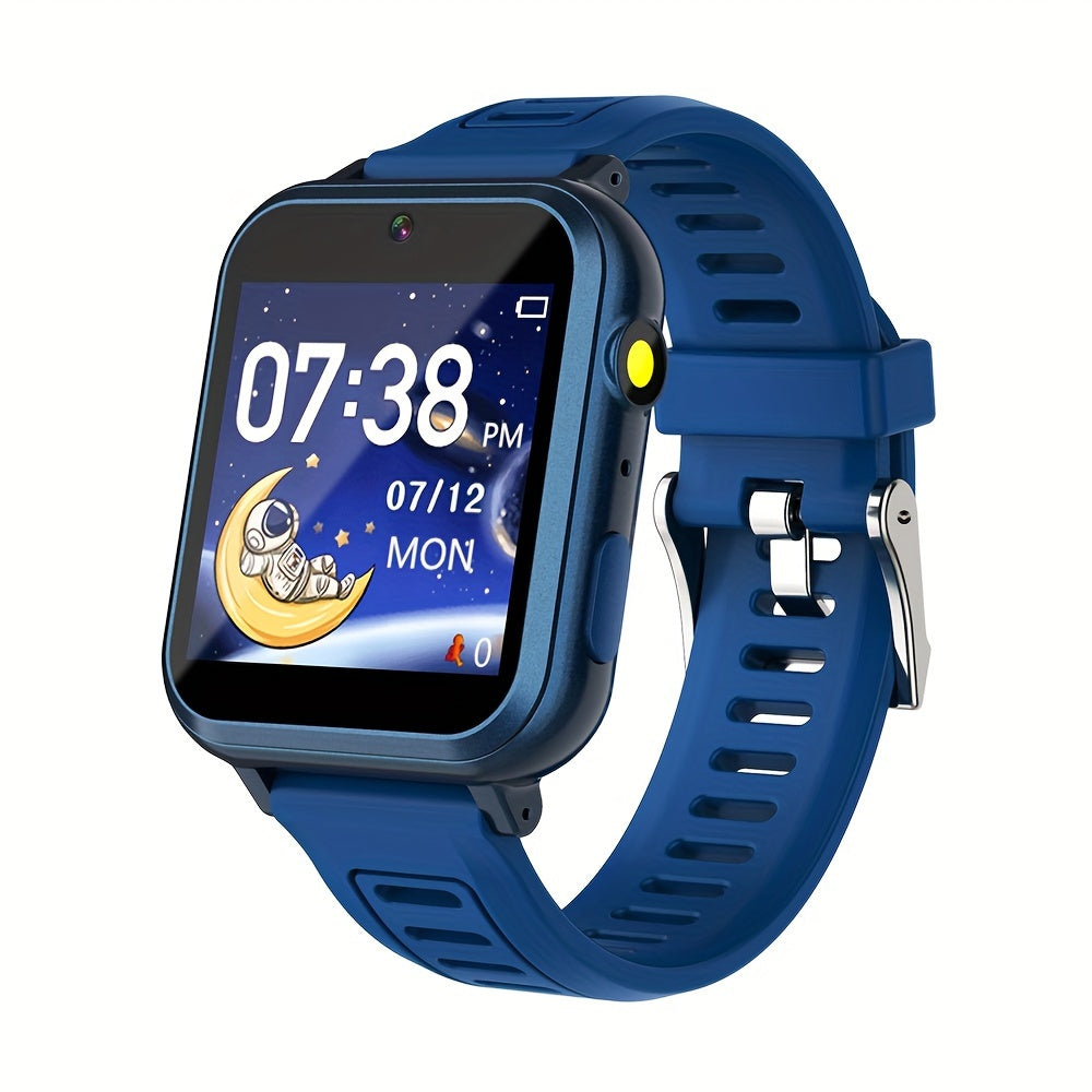 Teenagers Game Smart Watch With 24 Puzzle Games, HD Touch Screen Camera, Music Player, Pedometer Alarm Clock, Calculator Flashlight 12/24 Hr Students Watches, Gift For Boys Girls, Fitness Tracker Watch