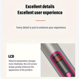 Multifunction 5 In 1 Curling Iron Set, Heat Resistant Gloves And 3 Tubes Hair Curler And Hair Straightener Brush For Girls, 60 Minutes Automatic Power And Intelligent-Temperature Control Curling Iron, Fast Heating Hair Wand C