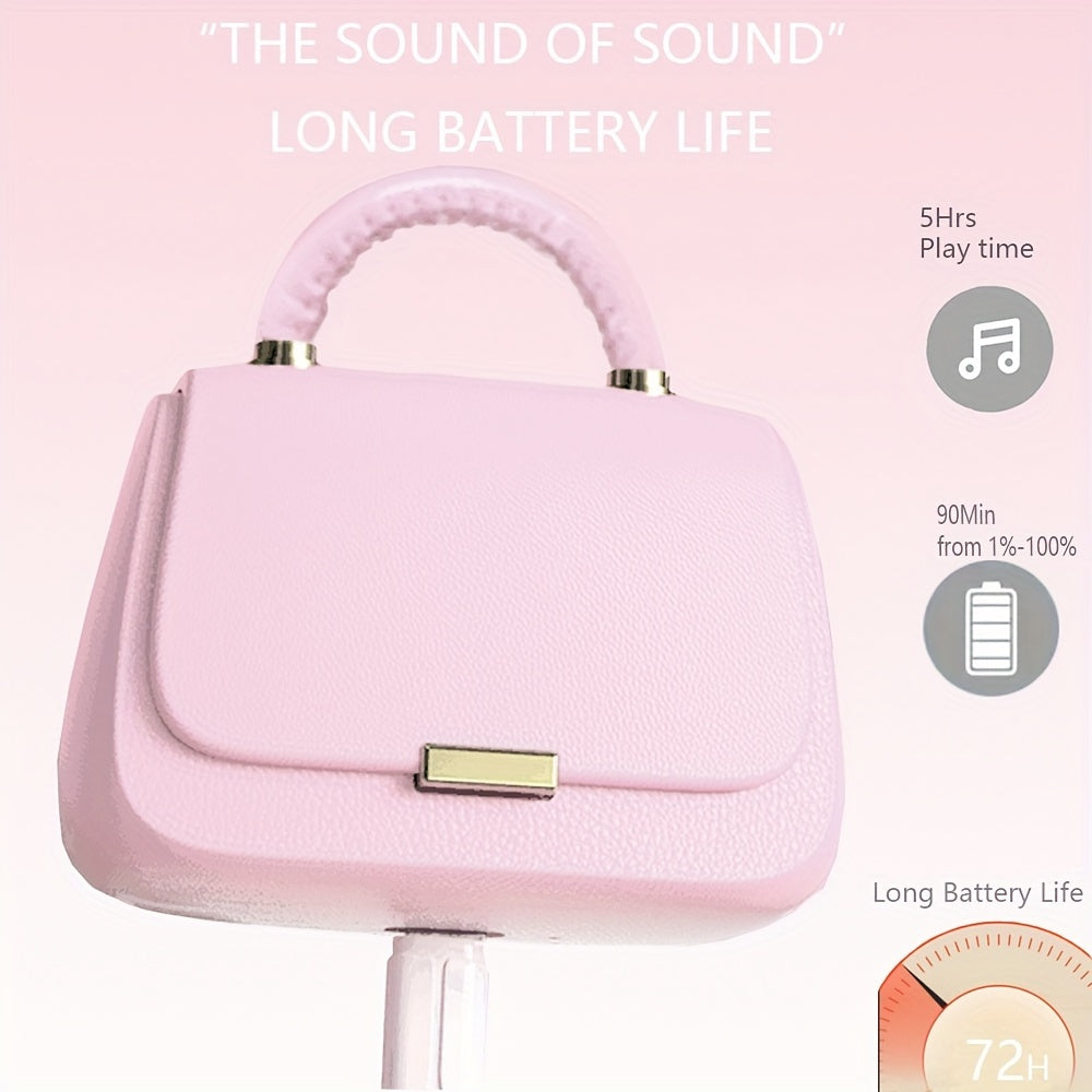 Fashion-Forward Active Noise-Cancelling Wireless Headset: Quick Charge, Touch Control, Gaming-Ready, Unique Handbag-Crafted Design for the Modern User