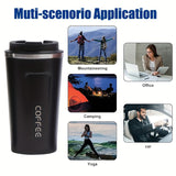 304 Stainless Steel Double-Layer Vacuum Insulated Coffee Mug With Leak-Proof Lid - Perfect For Restaurant/ Hotel/ Commercial, And Outdoor Use! Eid Al-Adha Mubarak