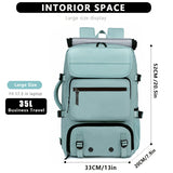 1pc Large Capacity Waterproof Laptop Backpack For Travel And College, Men's And Women's Travel Backpack With Shoe Bag, Multifunctional Lightweight Outdoor Hiking And Camping Backpack, Holiday Travel Party Gift, School Bag, Ea